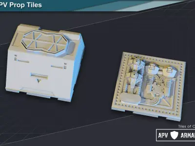 Tiles of Creation Vol 2 APV Armadillo 3D print model