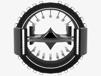 Spaceship Free 3D model buy
