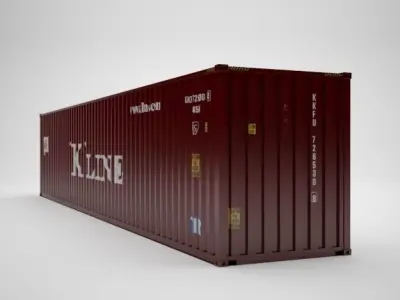 Cargo Container - KLINE - Contenedor de carga 3D model