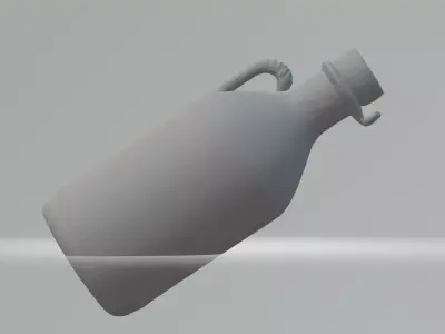 Decorative Water Bottle 3D model