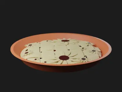 Pie Part 2 Low-poly 3D model