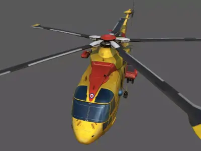 Airplane jet Low-poly 3D model by metaforce