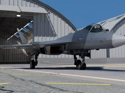 Sukhoi Su-57 3D model