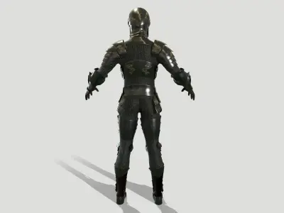 Fantasy Armor Free low-poly 3D model