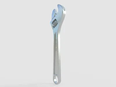 Wrench - 200 Low-poly 3D model