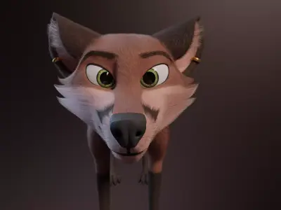Vidgard Fox Free 3D model purchase