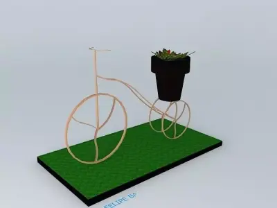 Garden bike Free 3D model