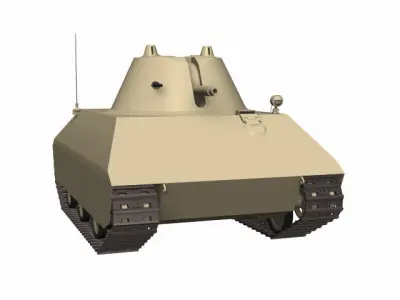 Porsche Typ 245-010 Leichter 3D model