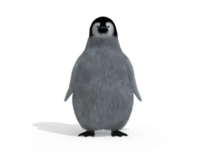 Penguin 3D model shop