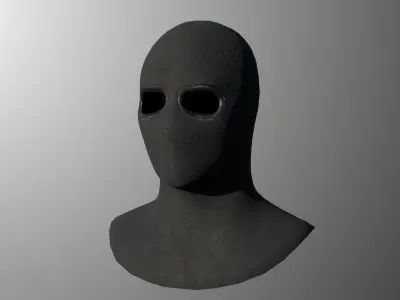Tactical Balaclava Low-poly 3D model