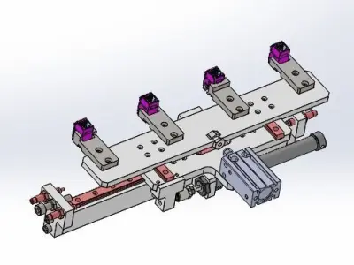 Equidistant loading mechanism 3D model