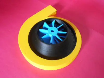 centrifugal compressor Free 3D print model