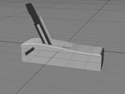 Craftsman Handtools - Smoothing Plane 3D model