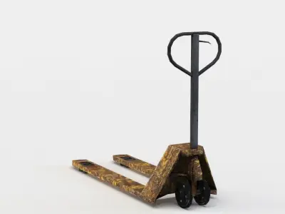 Pallet jack Low-poly 3D model get