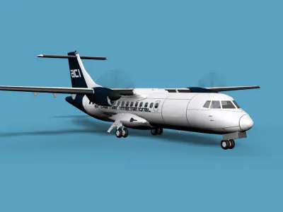 ATR  ATR-42-500 Air Charter International 3D model