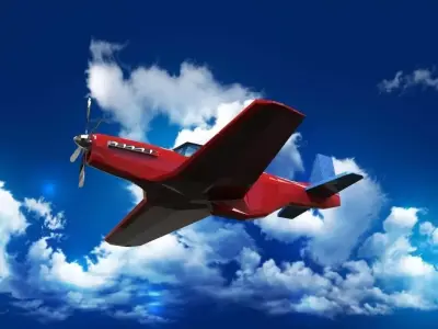 P51 mustang Free 3D model