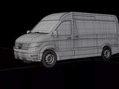 Volkswagen Crafter Panel Van 3D model