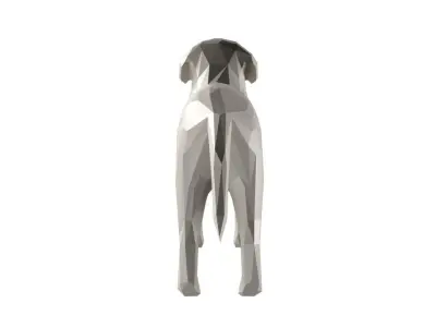 Lowpoly Dog 02 Free low-poly 3D model