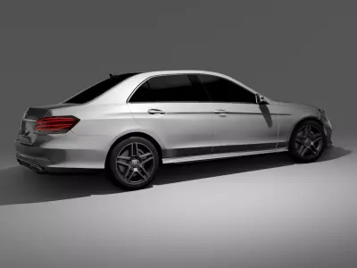 Mercedes-Benz E-Class W212 Facelift 2013 3D model