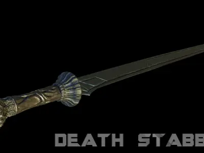 Death Stabber Low-poly 3D model