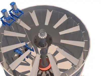 celda flotacion induccion 3D model