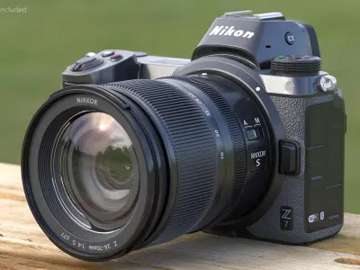 Nikon Z7 with Nikon Z 24 70mm f4 S Lens 3D model
