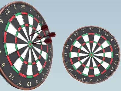 Garage Props Low-poly 3D model