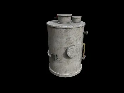 Boiler - PBR - Textured Low-poly 3D model