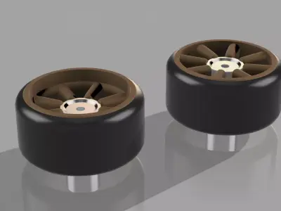 WATANABE RS JDM 2 wheels in HW scale 3D print model