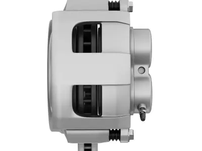 CAR DISC BRAKE DUAL PISTON 3D model