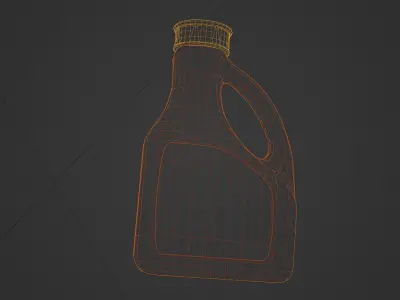 Oil or scour container Free 3D model