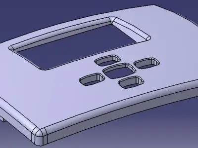 Subject of practice test in CAD  Case of command of solar boiler Free 3D model