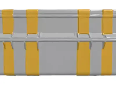SciFi Industrial Pizza Container 3D model