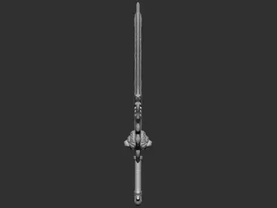 5 fantasy swords 3d printable 3D print model