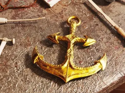 Anchor 3D print model