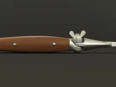 Screwdriver woodworking tool 3D model