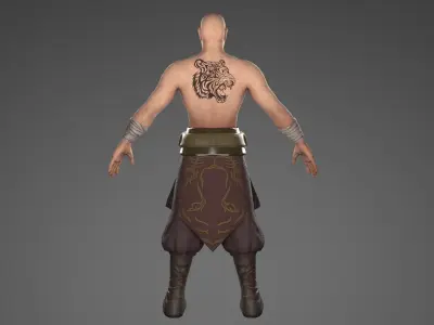 Baldman Semi-realist 3D model