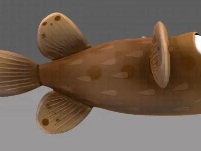 Fish V06 Low-poly 3D model