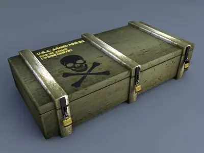 RPG Military Case 3D model