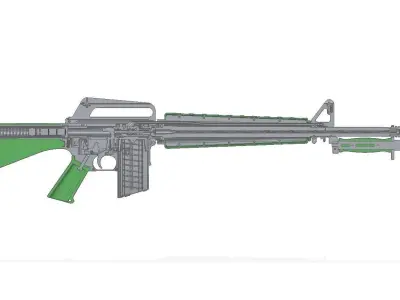 Colt M 16 3D model