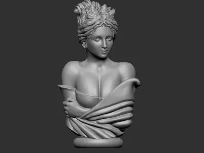 female bust 3D print model