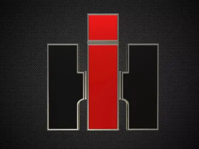 international harvester logo 3D model