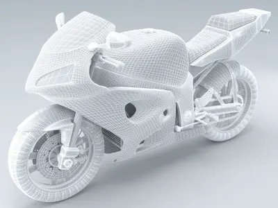 motorcycle 3D model order