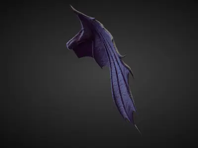 WING32 high poly sculpt 3D model