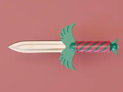 Hide and Seek Knife Squid Game  3D model