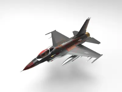 F-16C Block 50 3D model