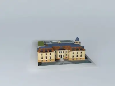 Sorokpolany Szapary castle 3D model