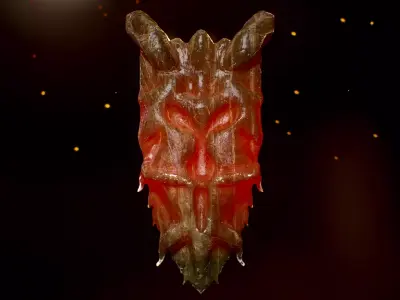 Nova Shield Low-poly 3D model