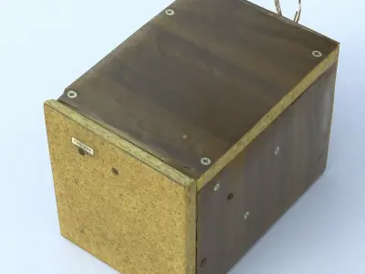 Power Supply Low Poly Low-poly 3D model