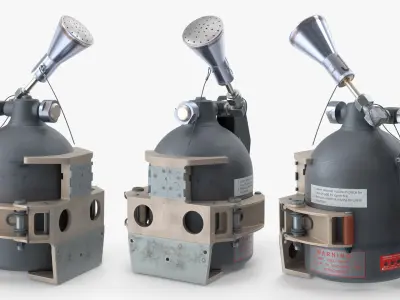 Skylab Fire Extinguisher 3D model